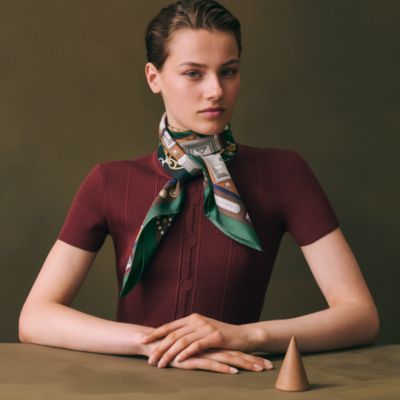 Green - Scarves 90 - Hermès silk scarves for women | Hermès Carré